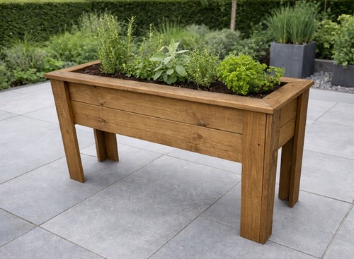 Raised garden planter legs - raised,