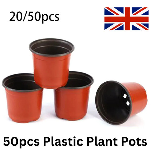 50pcs plastic plant pots - 50pcs, small