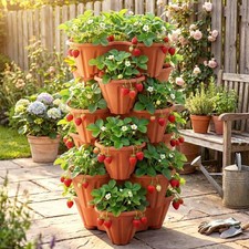 Stackable Strawberry Planters