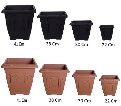 Plastic deep square venetian - square,