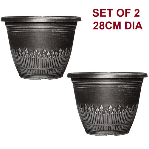 Planters set round - planters, 2