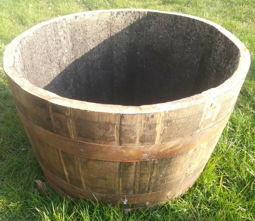 Genuine half whisky barrel - whisky,