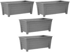 4 x 55cm Trough Plant Pot Long