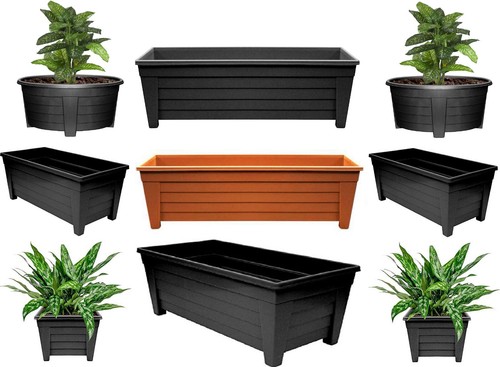 Long trough 55cm plant - long, pot
